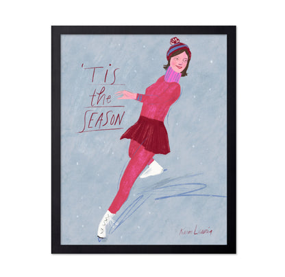 Tis the Season Ice Skater