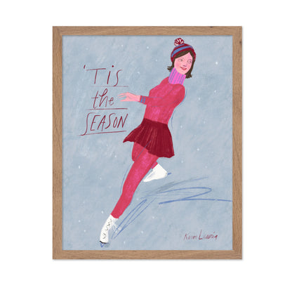 Tis the Season Ice Skater