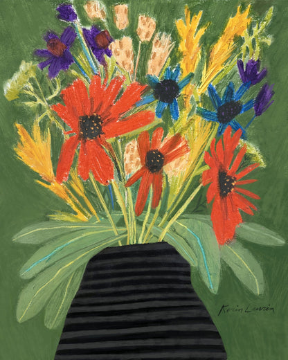 Multicolor Floral in Vase