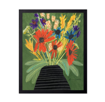 Multicolor Floral in Vase