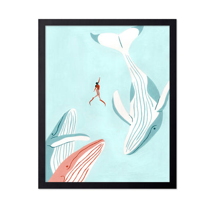 Swimming with Whales