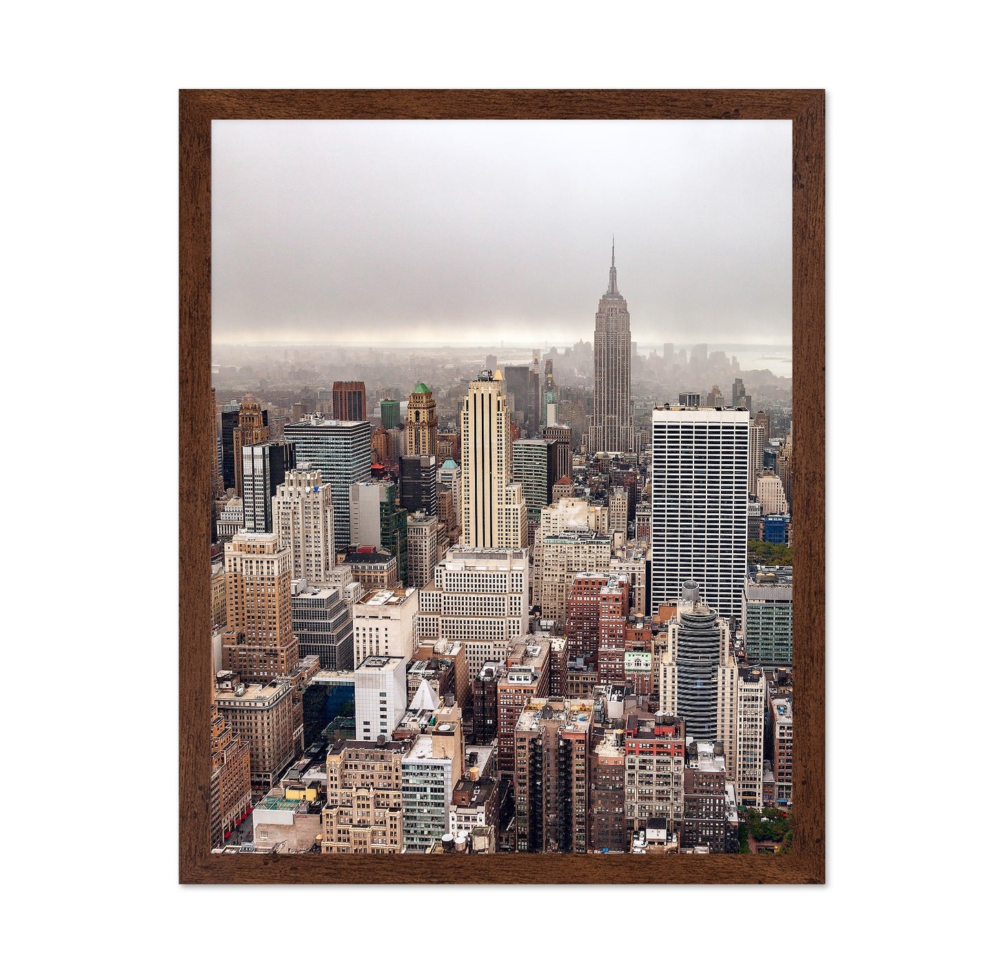 Manhattan Skyline Fog