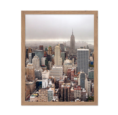 Manhattan Skyline Fog