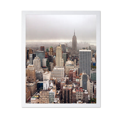 Manhattan Skyline Fog