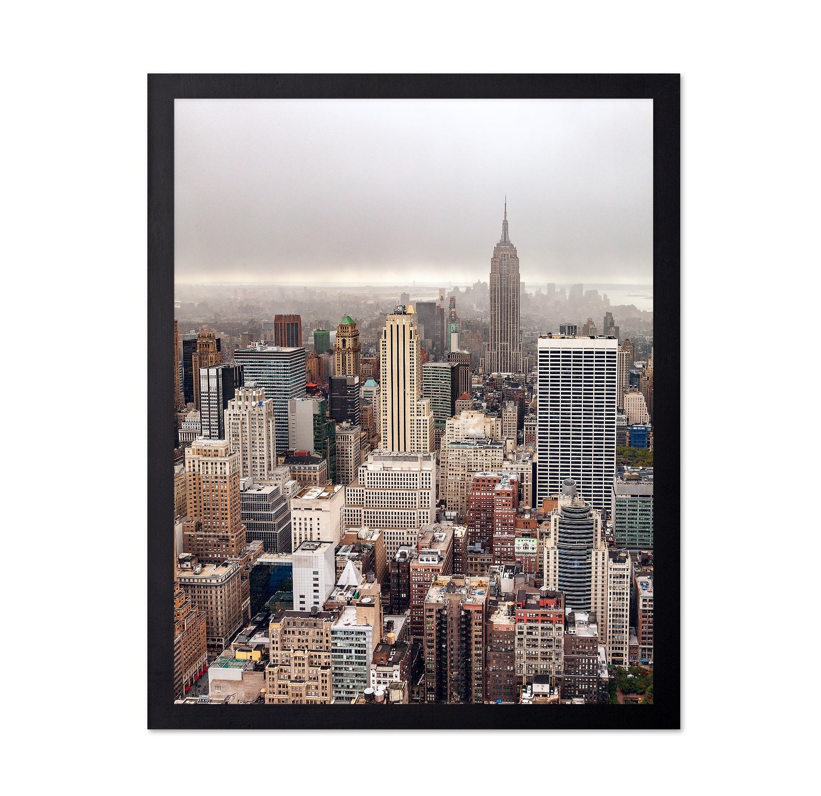 Manhattan Skyline Fog