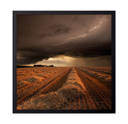 Lightning Over Fields