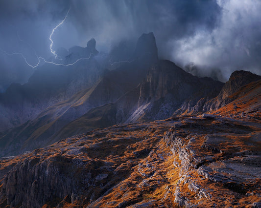 Lightning Mountain Storm