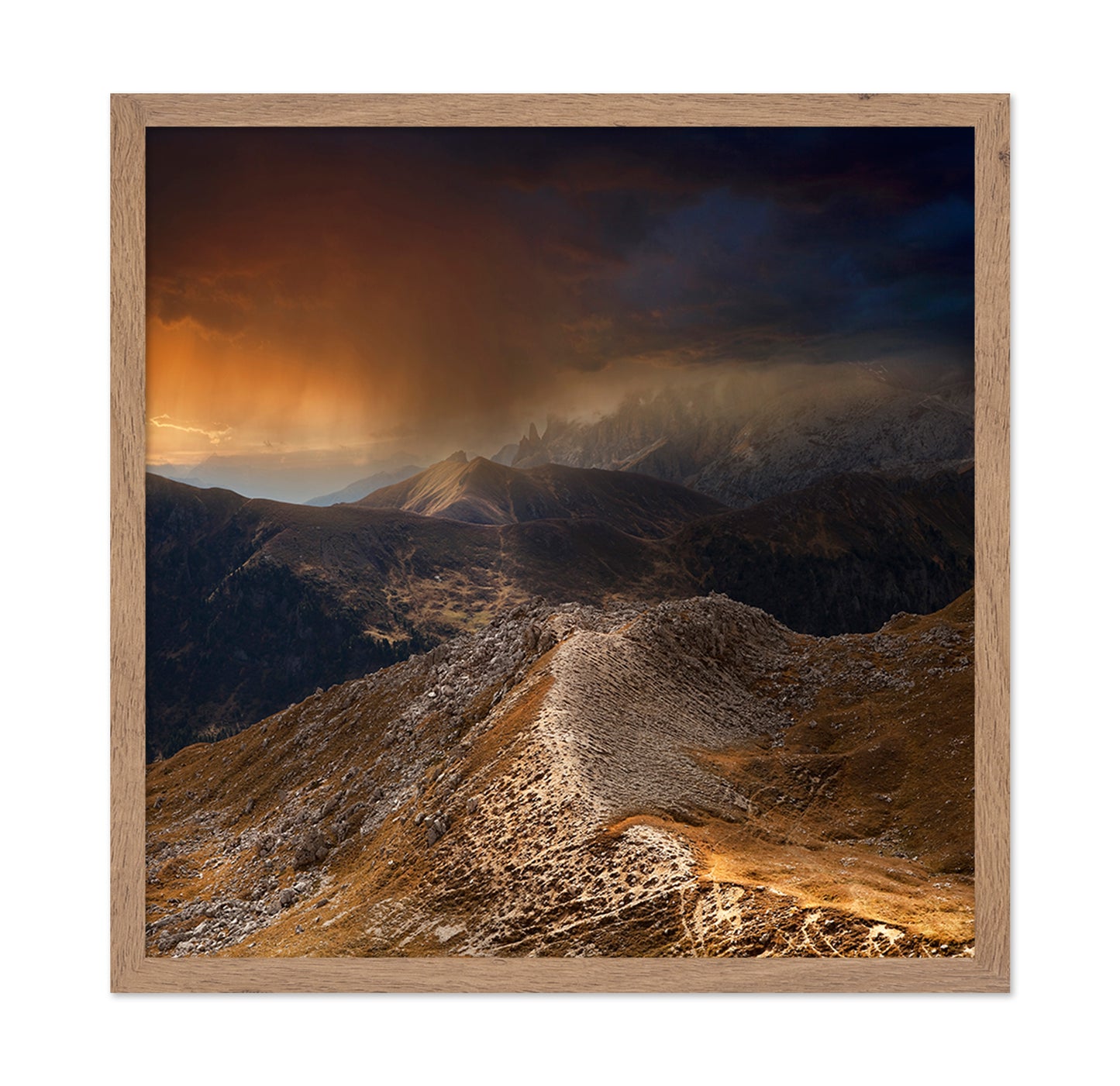 Storm Over Rocky Peaks