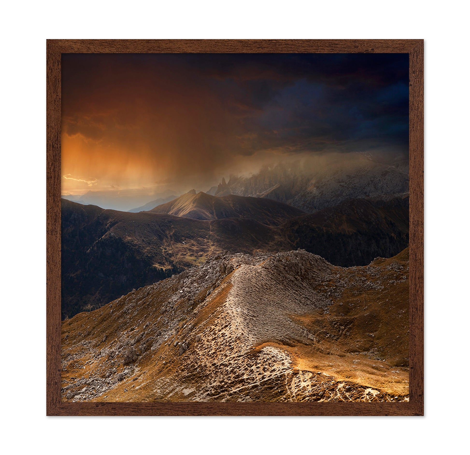 Storm Over Rocky Peaks