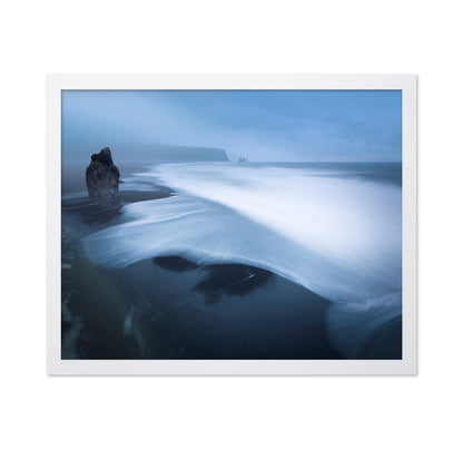 Black Sand Ocean Waves