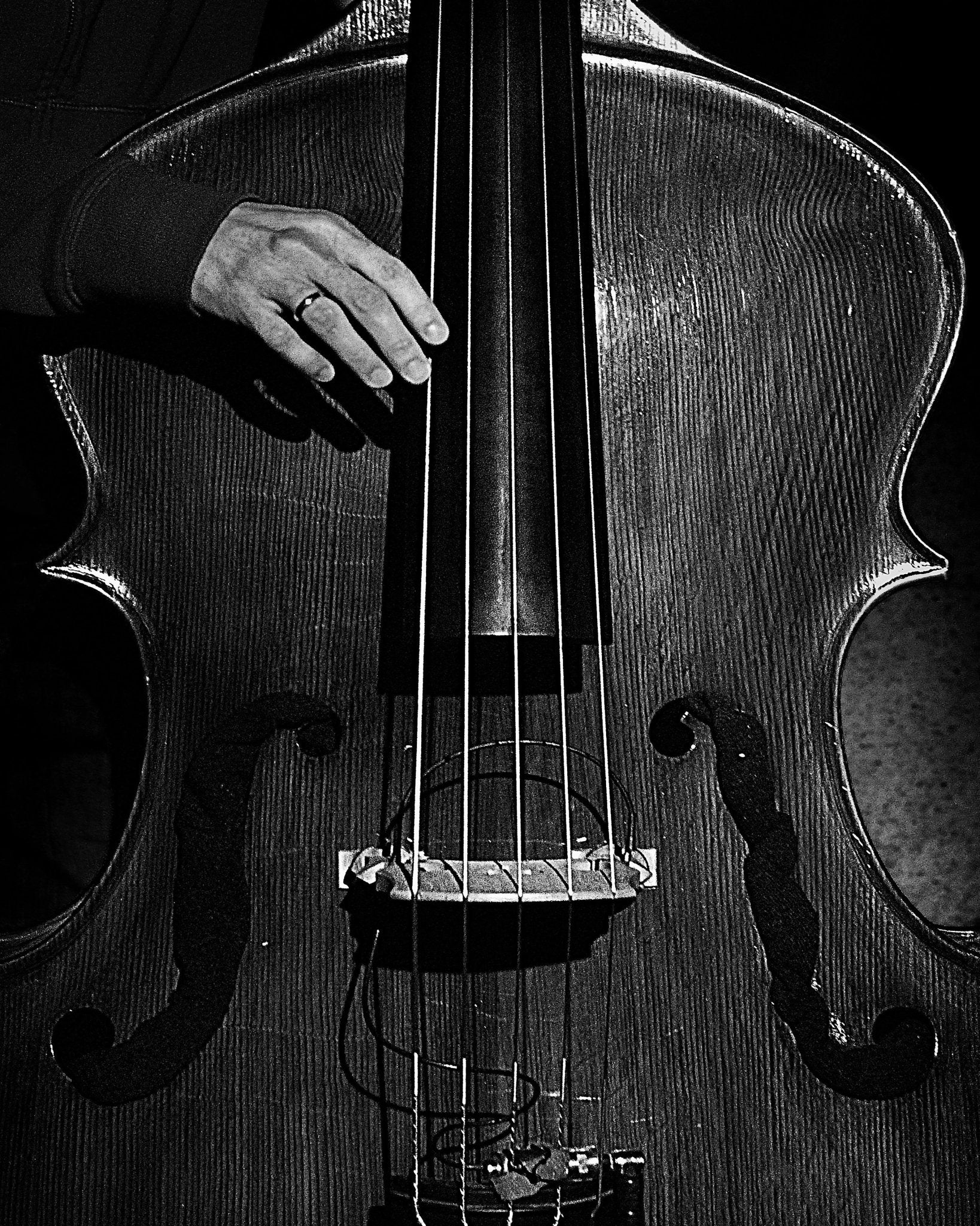 Cello Player Closeup