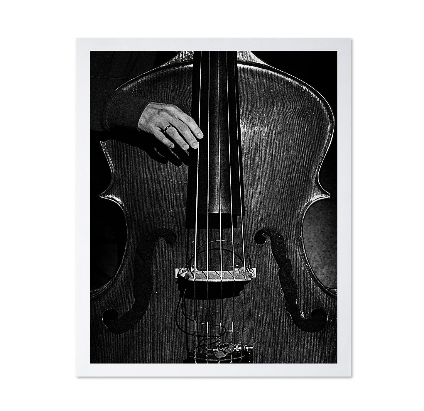 Cello Player Closeup