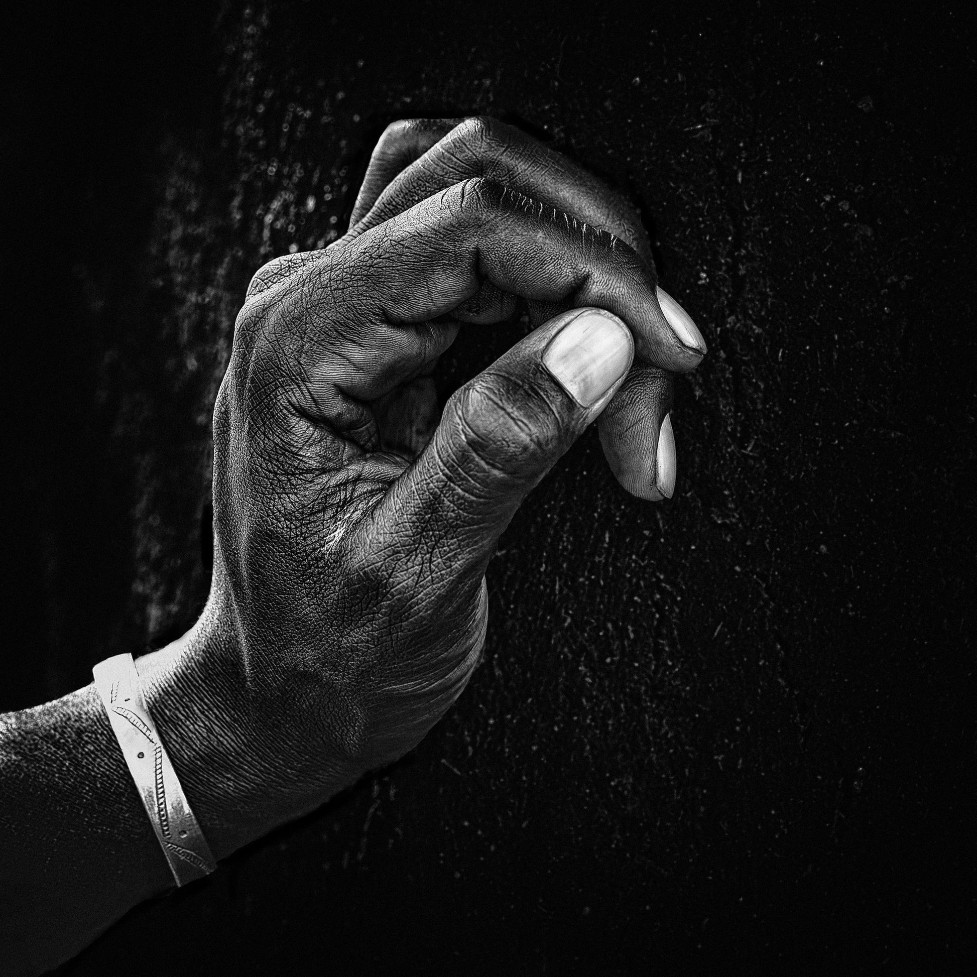 Hand Knocking On Door