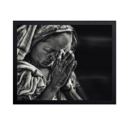 Woman Praying Portrait