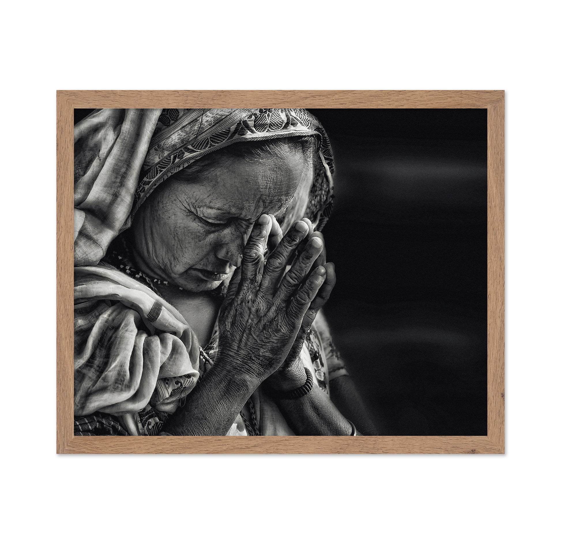Woman Praying Portrait