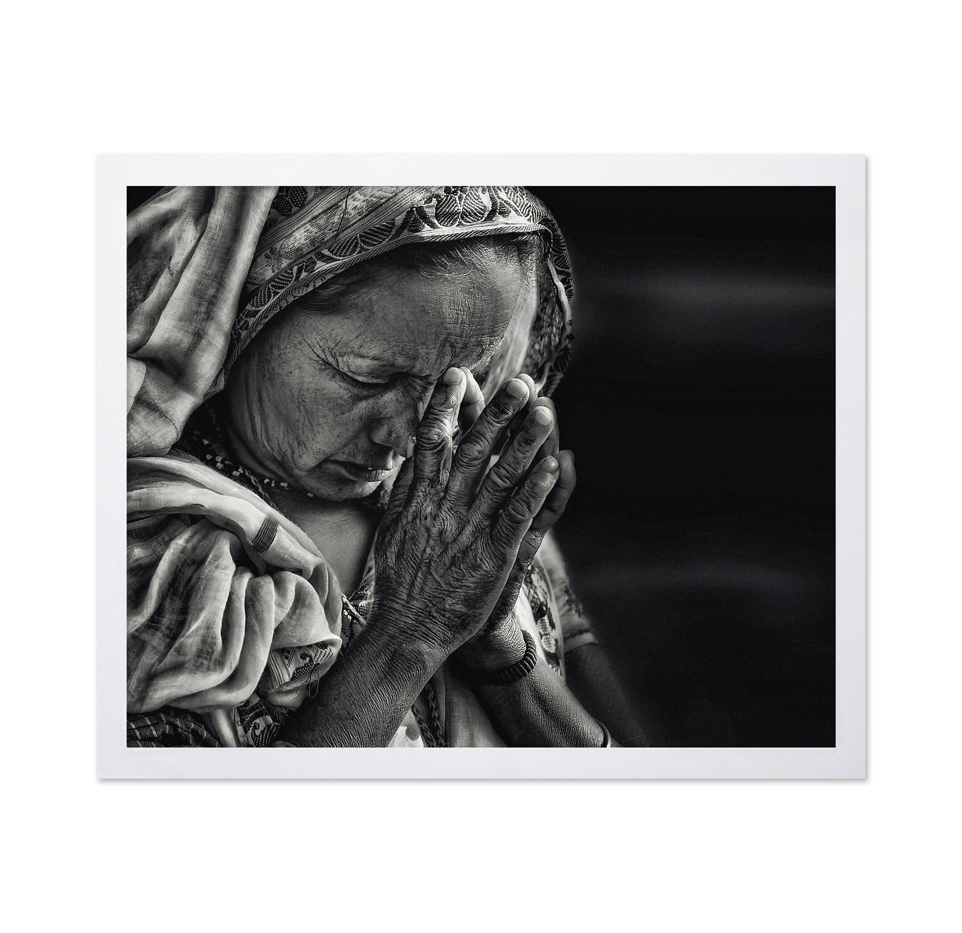 Woman Praying Portrait