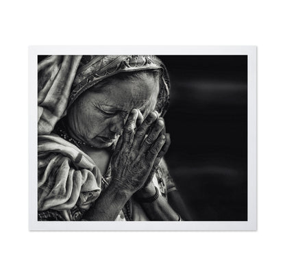 Woman Praying Portrait