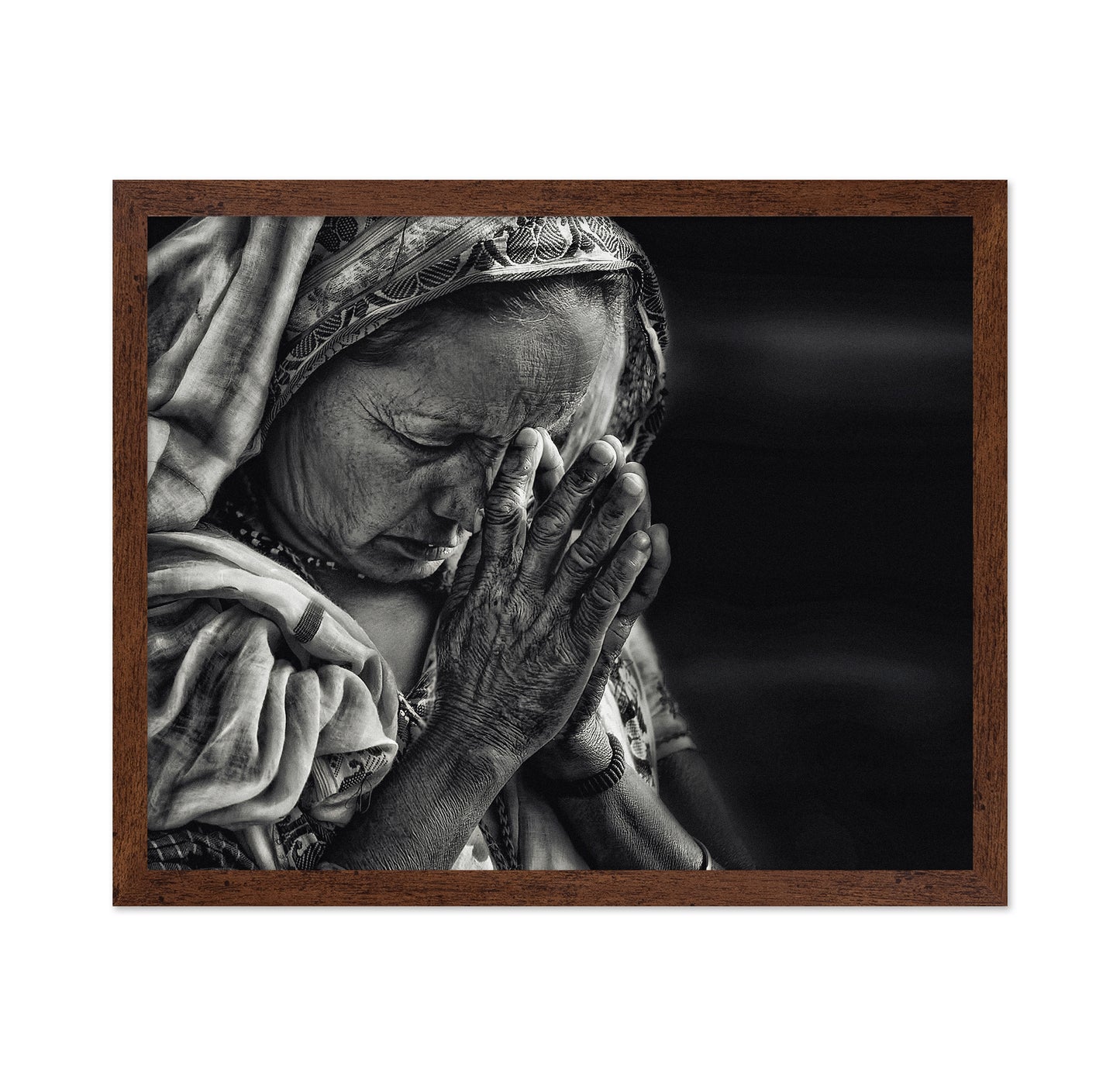 Woman Praying Portrait