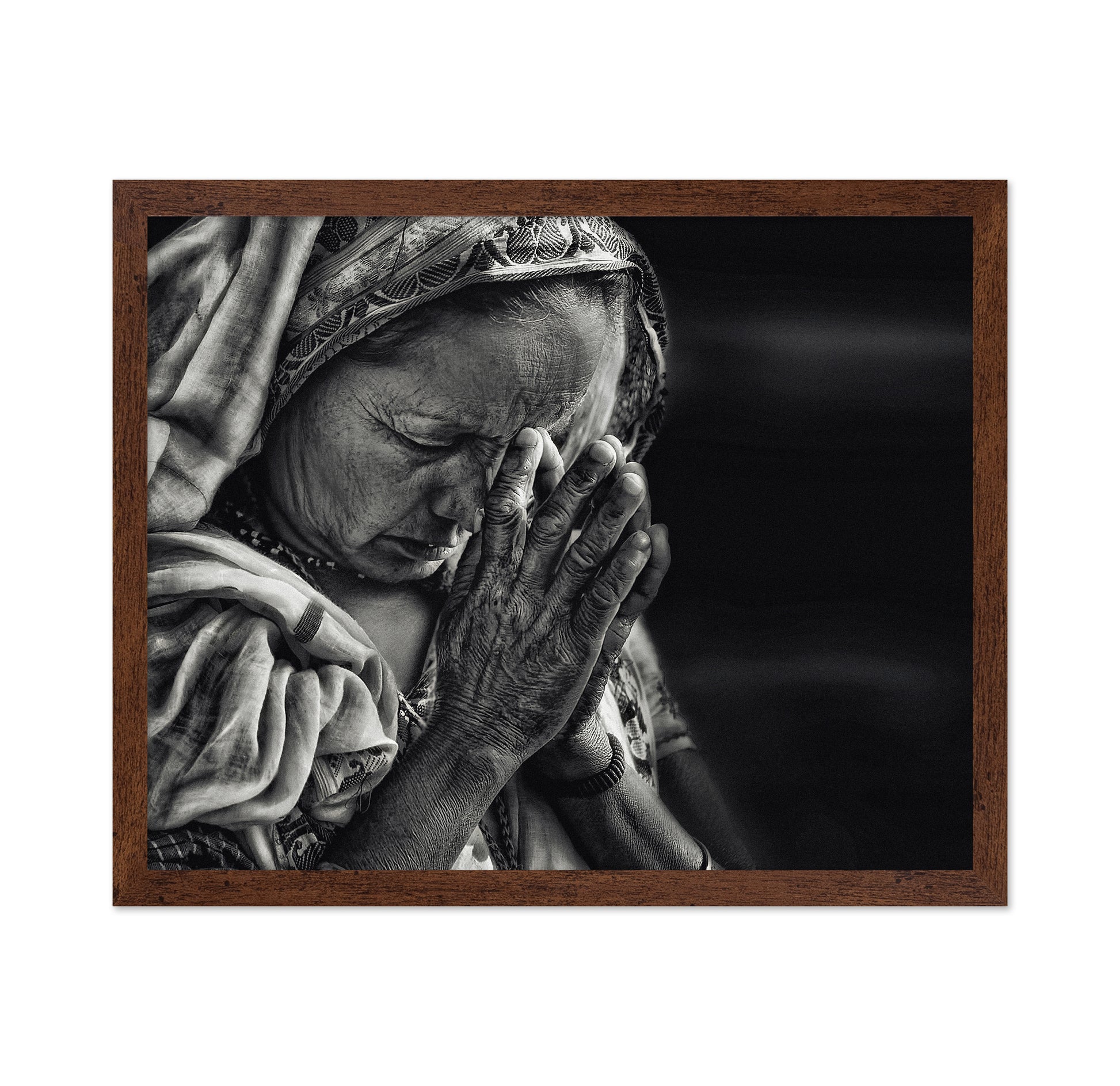 Woman Praying Portrait