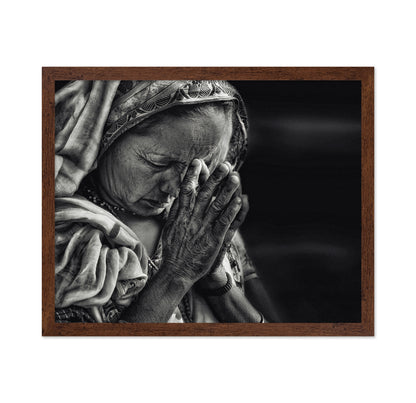 Woman Praying Portrait