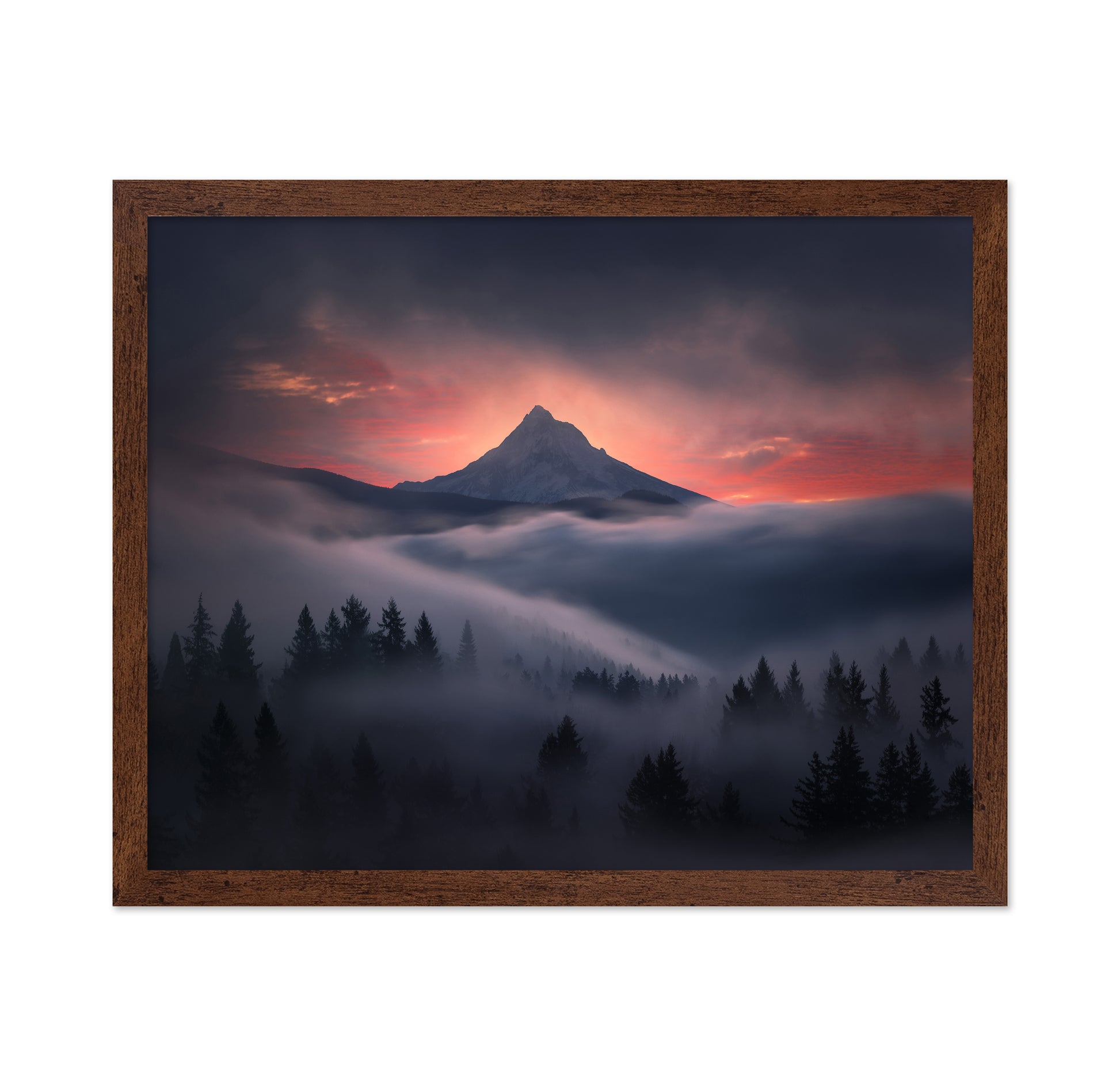 Misty Mountain Sunrise