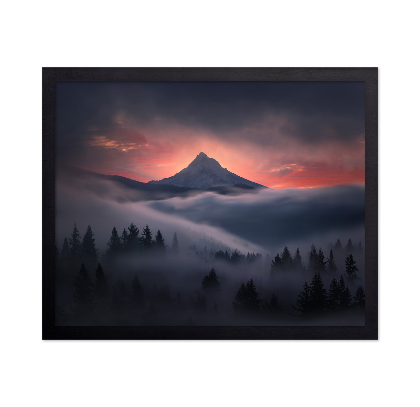 Misty Mountain Sunrise