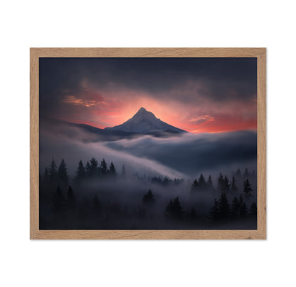 Misty Mountain Sunrise