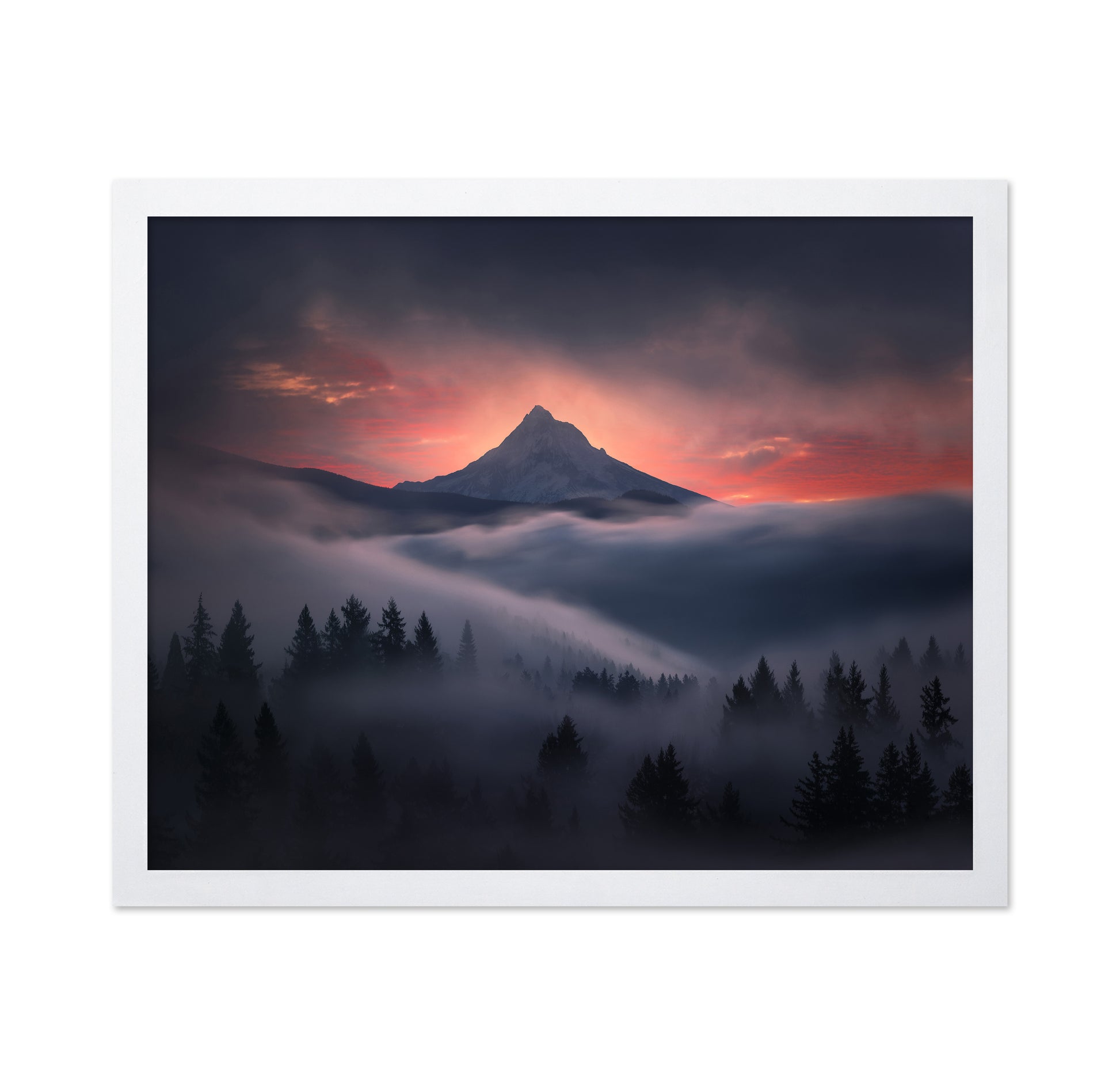 Misty Mountain Sunrise
