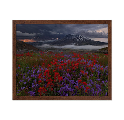 Storm Over Wildflower Mountain