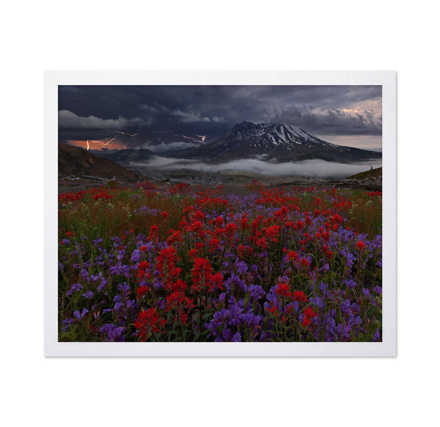 Storm Over Wildflower Mountain