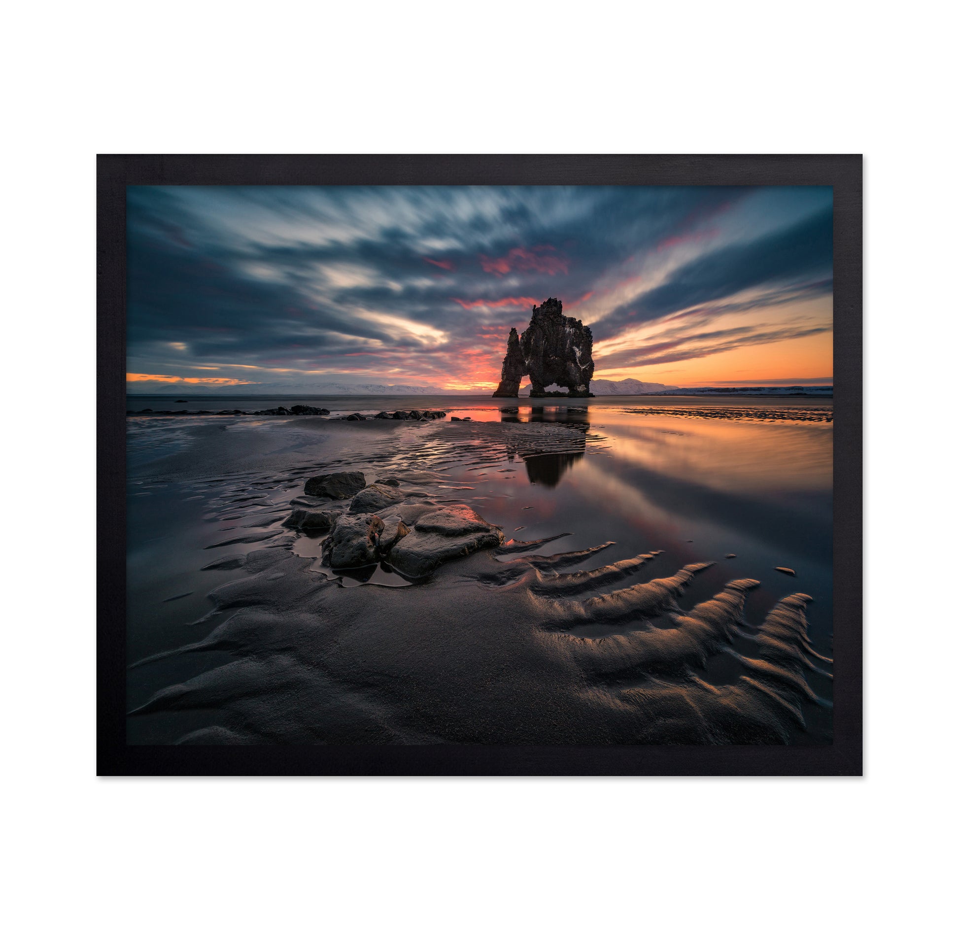 Hvitserkur Sea Stack Sunset