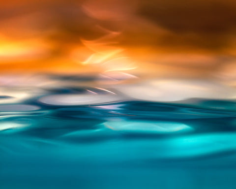Abstract Ocean Light Waves