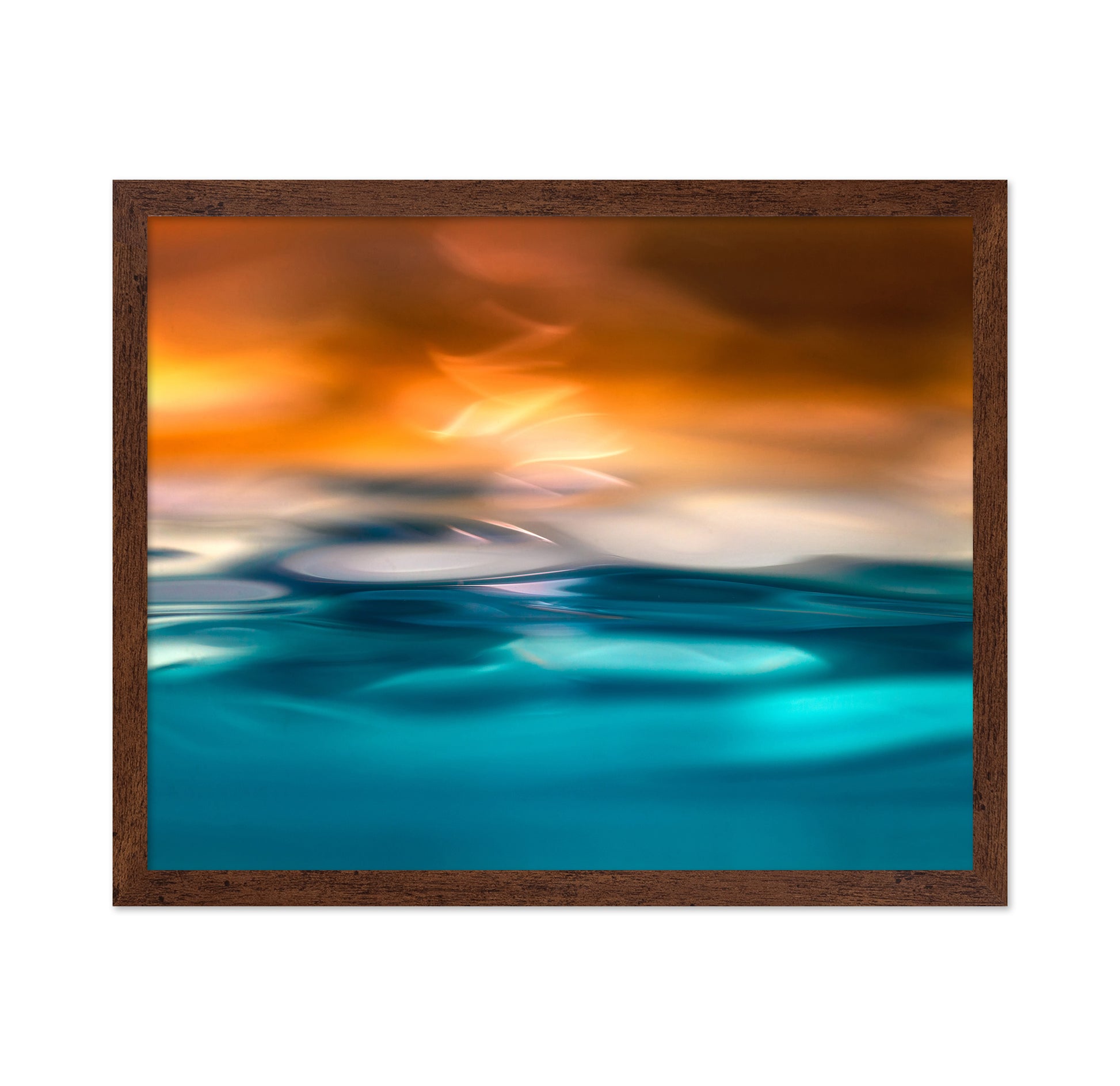 Abstract Ocean Light Waves