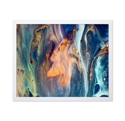 Abstract Fluid Color Swirls