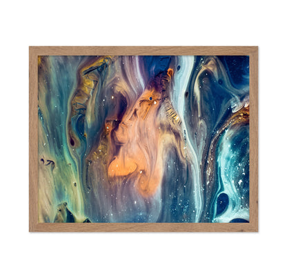 Abstract Fluid Color Swirls