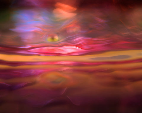 Abstract Color Flow Landscape