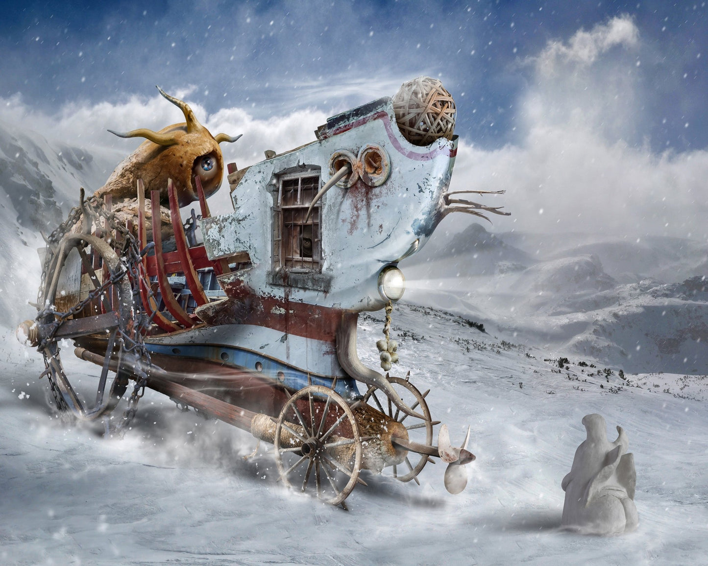 Surreal Snow Machine