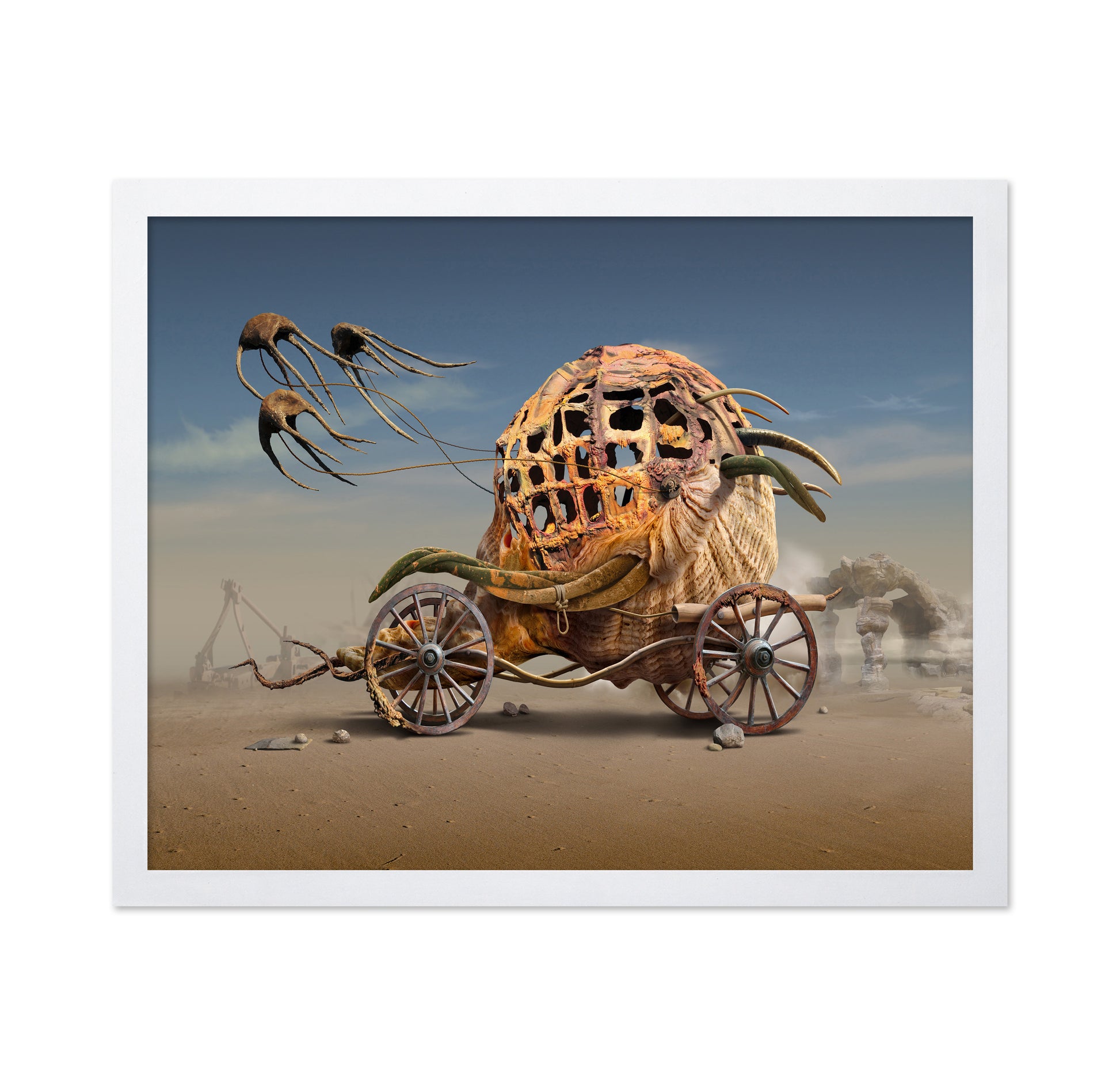 Surreal Desert Carriage