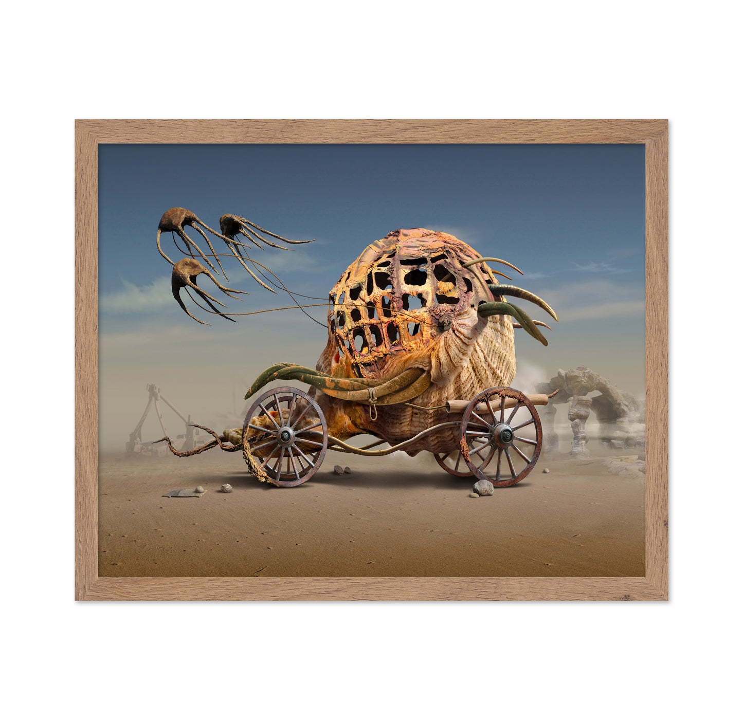 Surreal Desert Carriage
