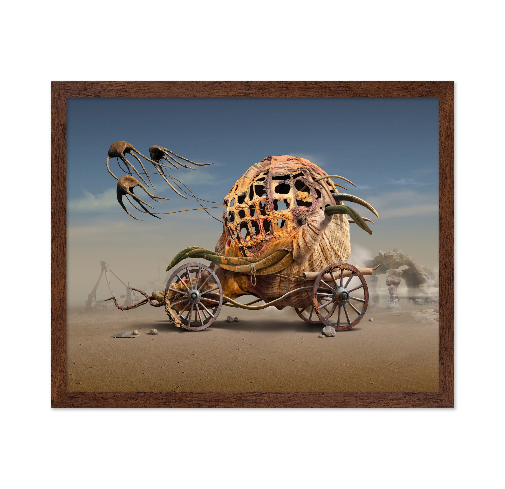 Surreal Desert Carriage