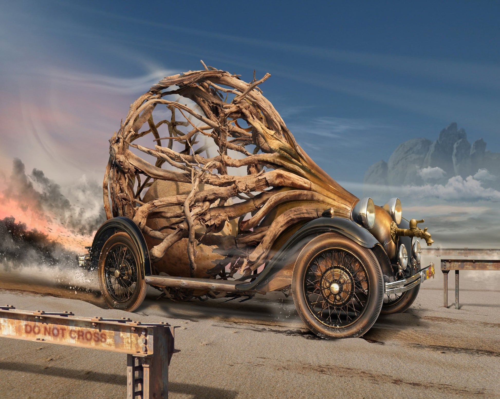 Wooden Phantom Car