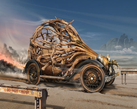 Wooden Phantom Car