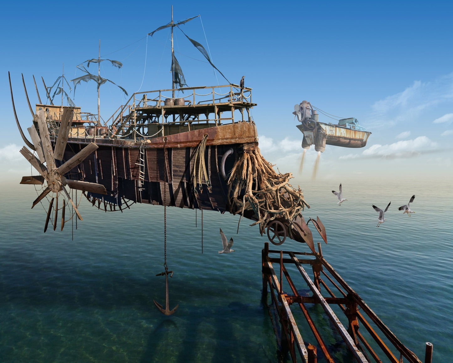 Floating Seafarer Ship
