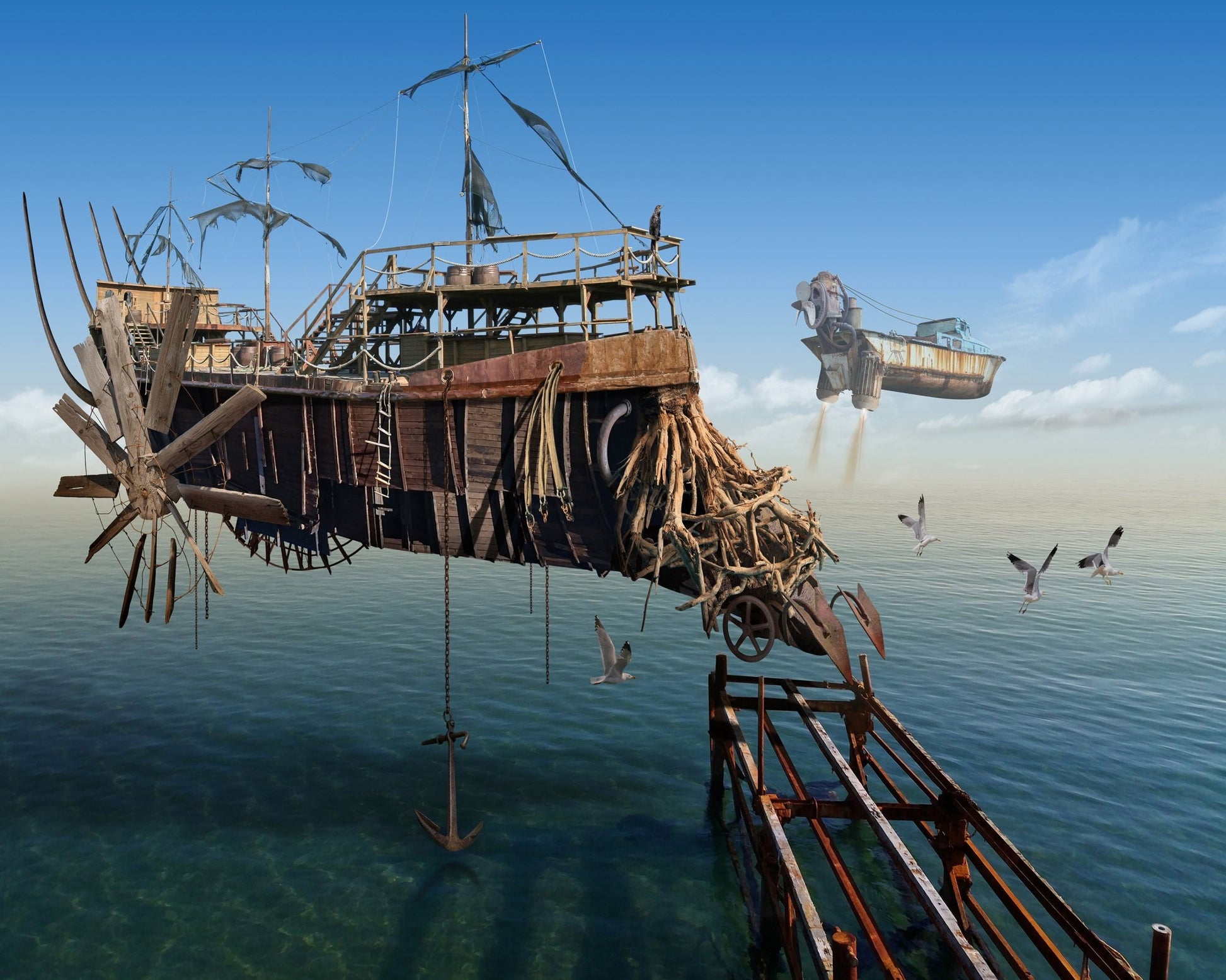 Floating Seafarer Ship