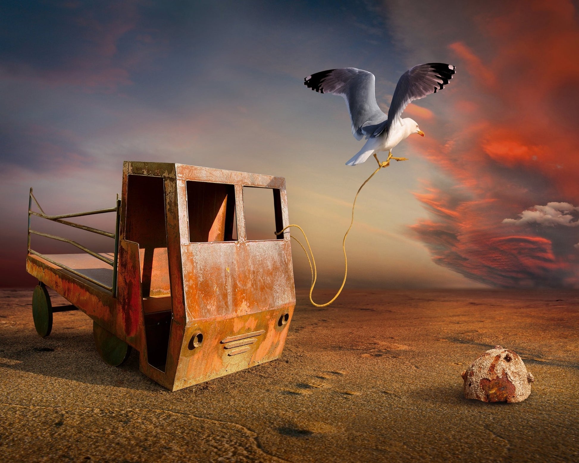 Seagull Lifts Rust Cart