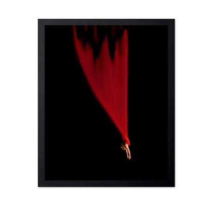 Red Falling Figure