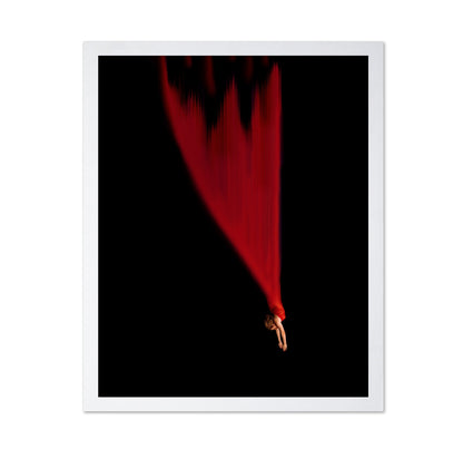 Red Falling Figure