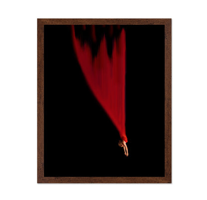 Red Falling Figure