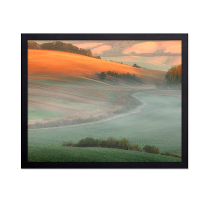 Misty Country Road