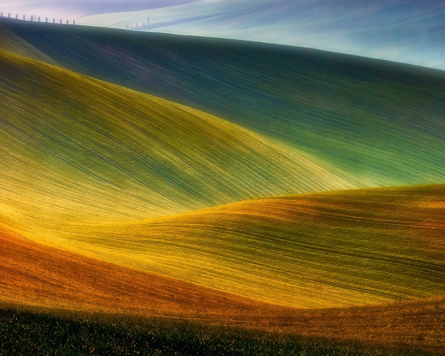 Colorful Spring Hills